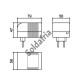Caixa Patola CF-072 52x55x70mm Caixa Patola CF-072 52x55x70mm